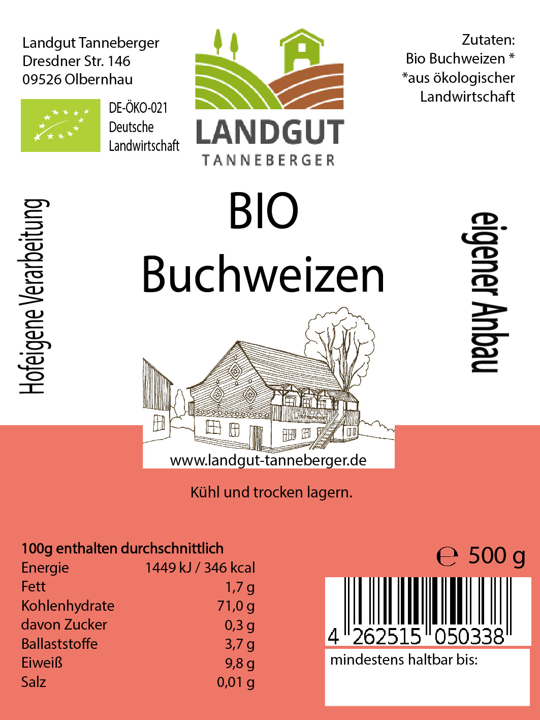 Hier gibt´s unseren BIO Buchweizen geschält