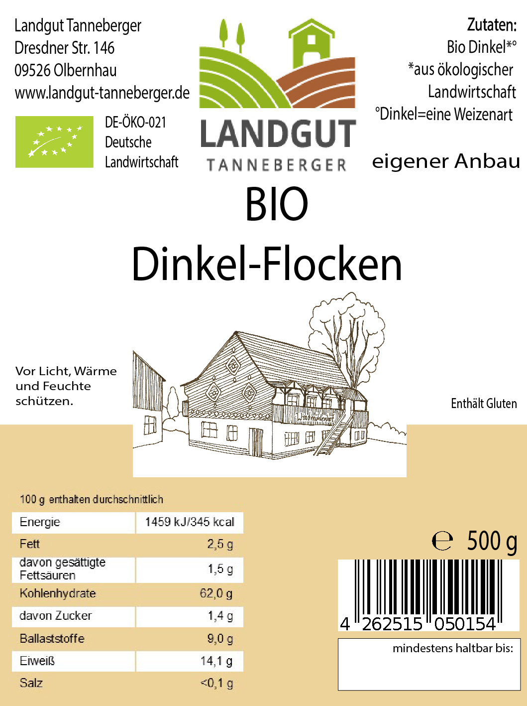 BIO Dinkel-Flocken