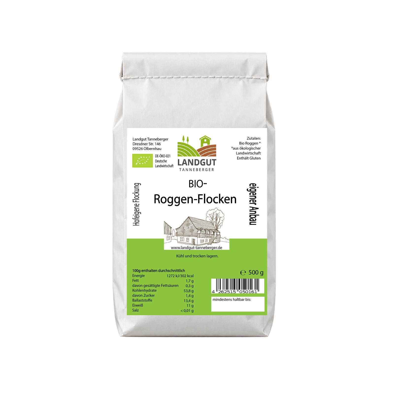 BIO Roggen-Flocken 