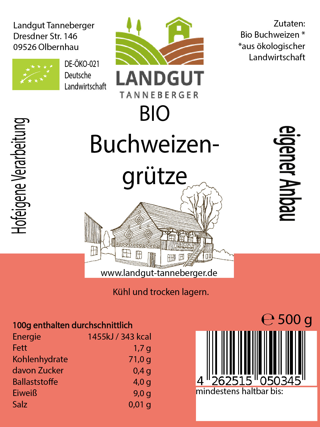 BIO Buchweizengrütze 500g