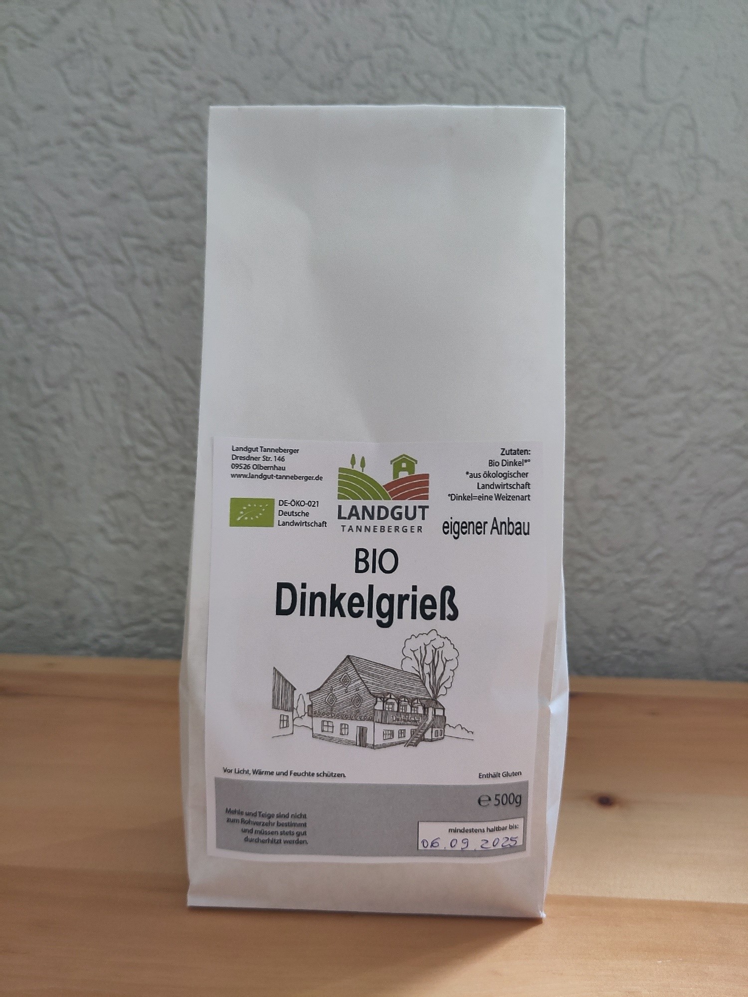 Dinkelgrieß 