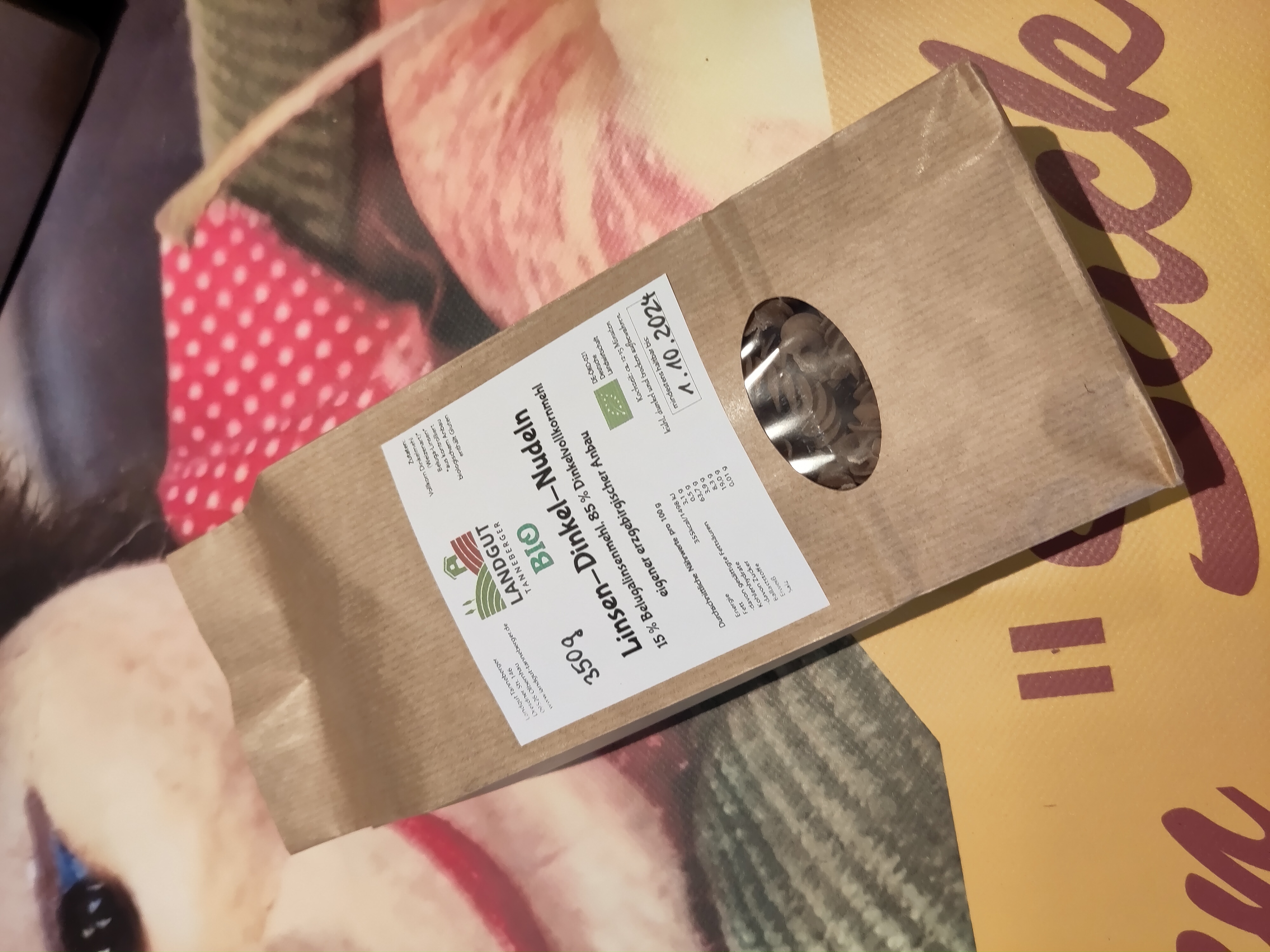Linsen-Dinkel Spiralen - aus 15% Belugalinsen-Mehl
