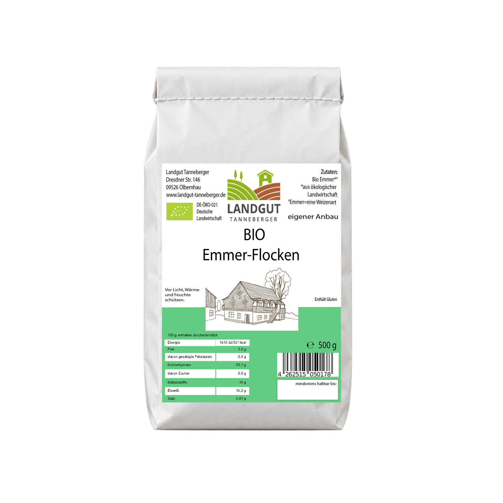 BIO Emmer-Flocken 500 g