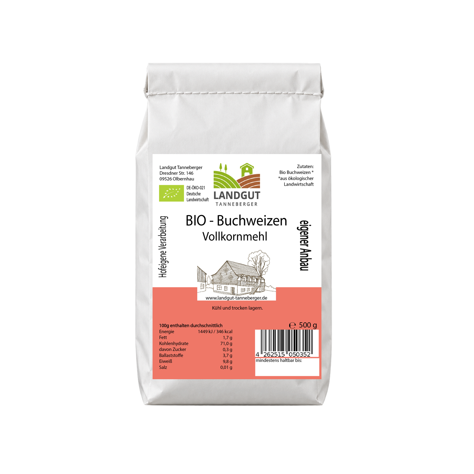 BIO-Buchweizen Vollkornmehl