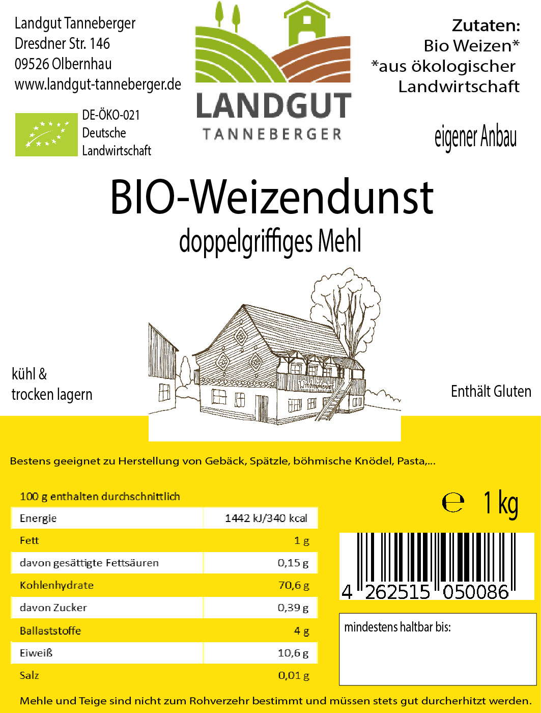 Weizendunst 1 kg
